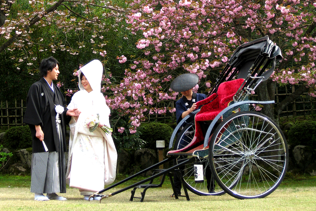 結婚式演出 人力車