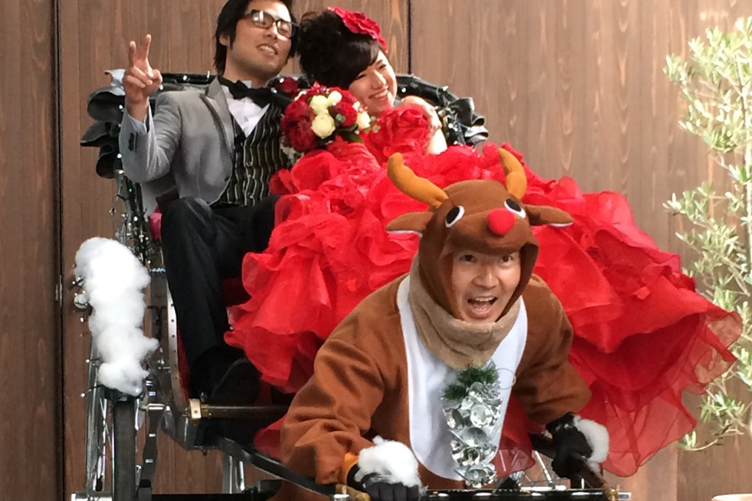 トナカイ人力車