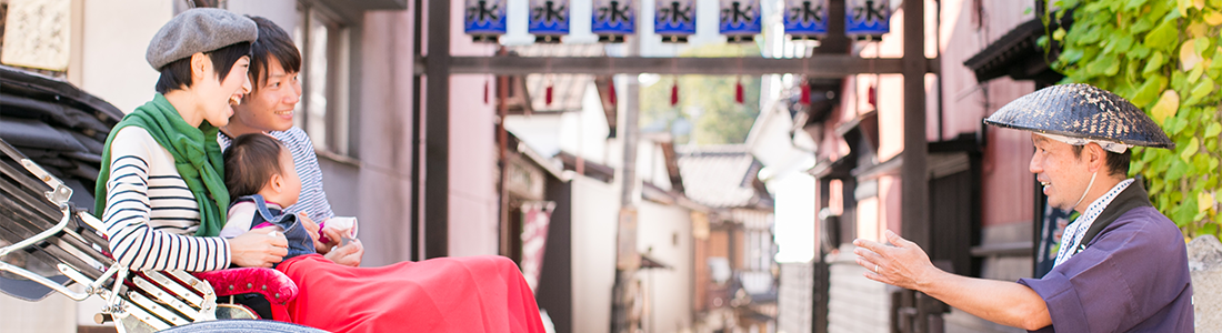 郡上八幡 観光人力車